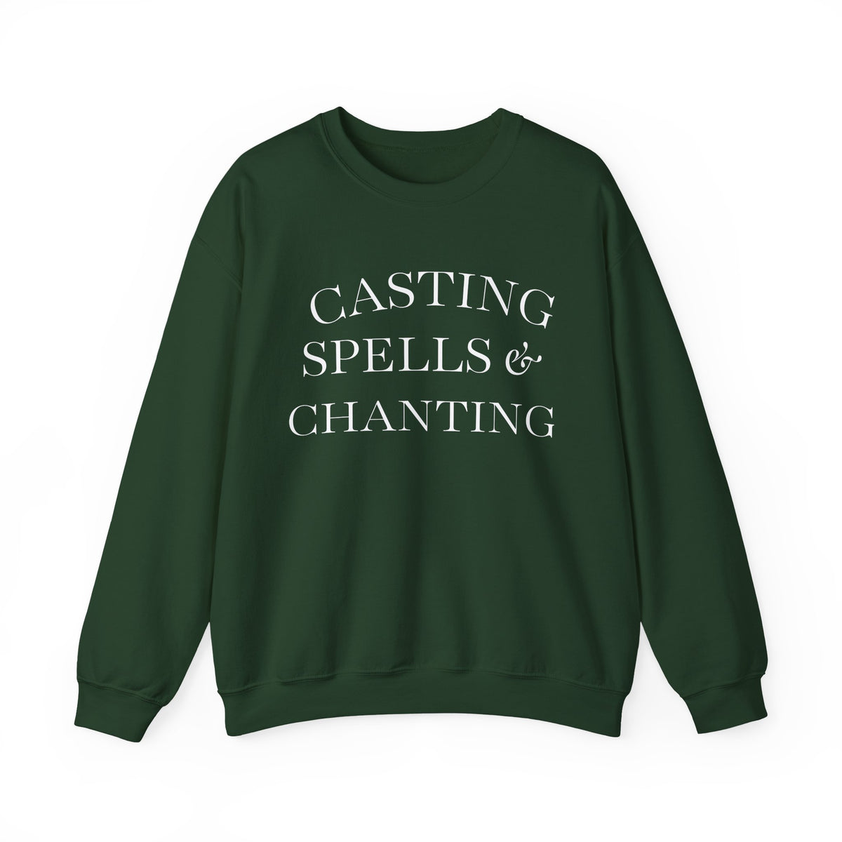 Mystical Casting Spells Sweatshirt - Unisex Cozy Apparel for Magic Lovers, Witchcraft Gift, Halloween, and Everyday Wear