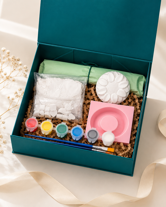 DIY Plaster Flower & Donut Craft Kit