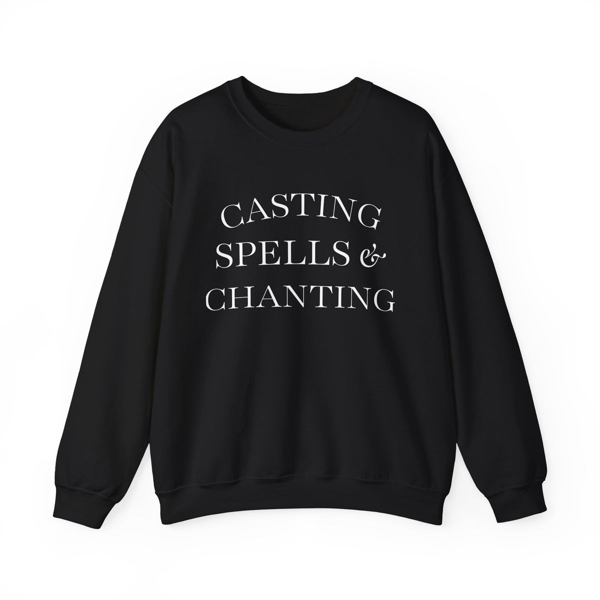 Mystical Casting Spells Sweatshirt - Unisex Cozy Apparel for Magic Lovers, Witchcraft Gift, Halloween, and Everyday Wear
