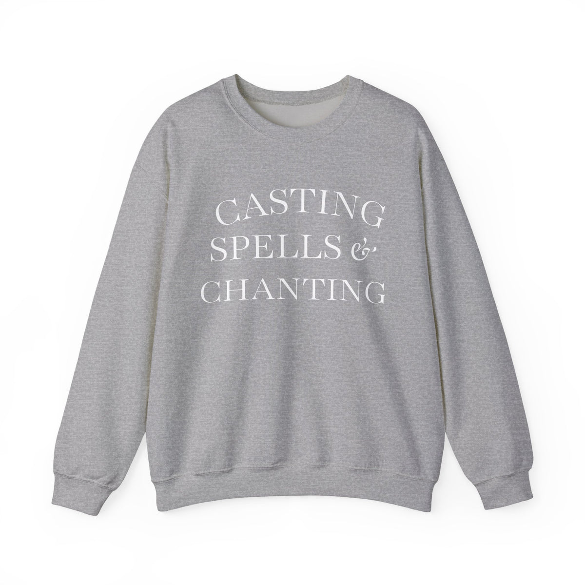Mystical Casting Spells Sweatshirt - Unisex Cozy Apparel for Magic Lovers, Witchcraft Gift, Halloween, and Everyday Wear