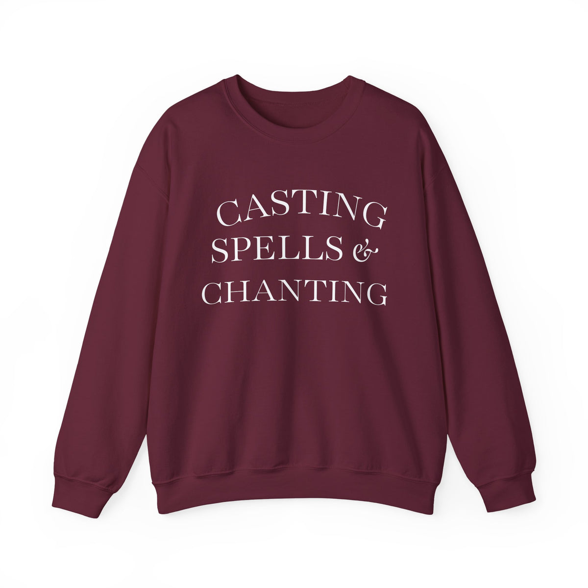 Mystical Casting Spells Sweatshirt - Unisex Cozy Apparel for Magic Lovers, Witchcraft Gift, Halloween, and Everyday Wear