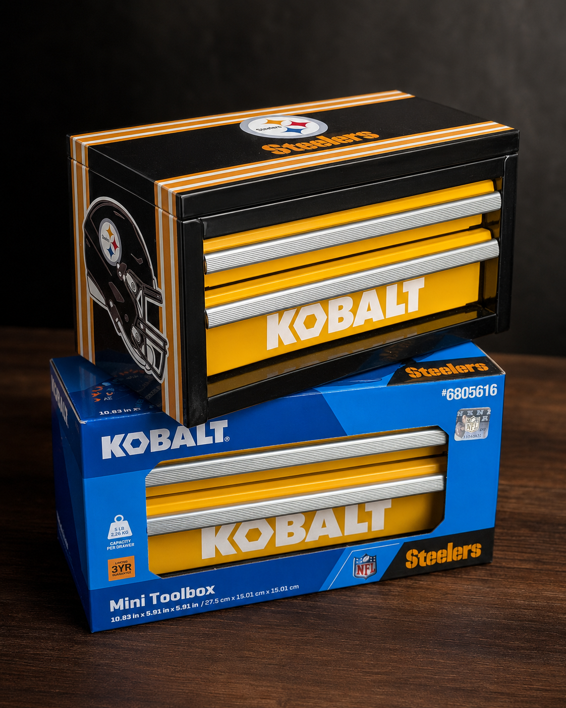 Black & Gold Mini Toolbox Father’s Day Gift Set