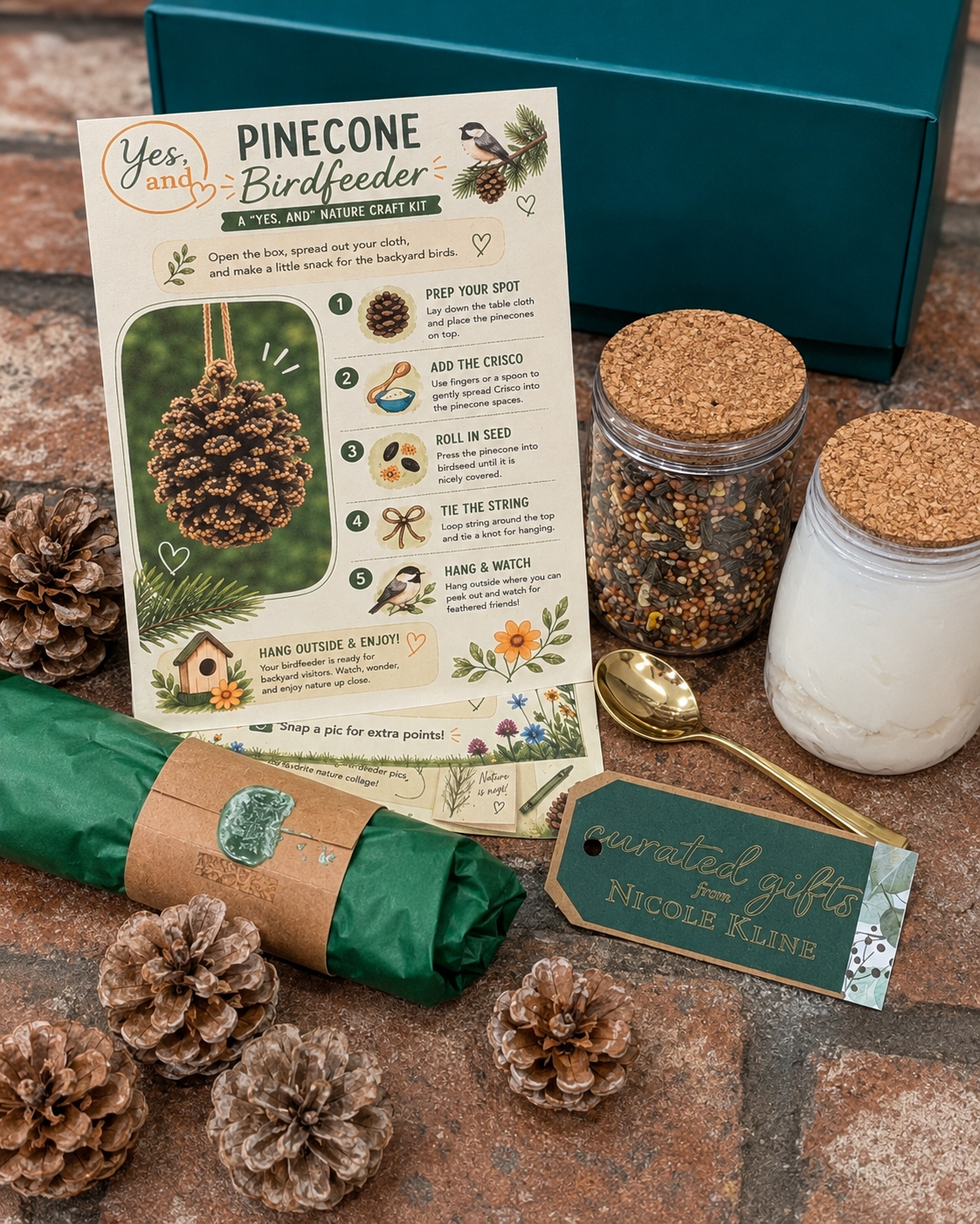 Pinecone Birdfeeder Nature Kit