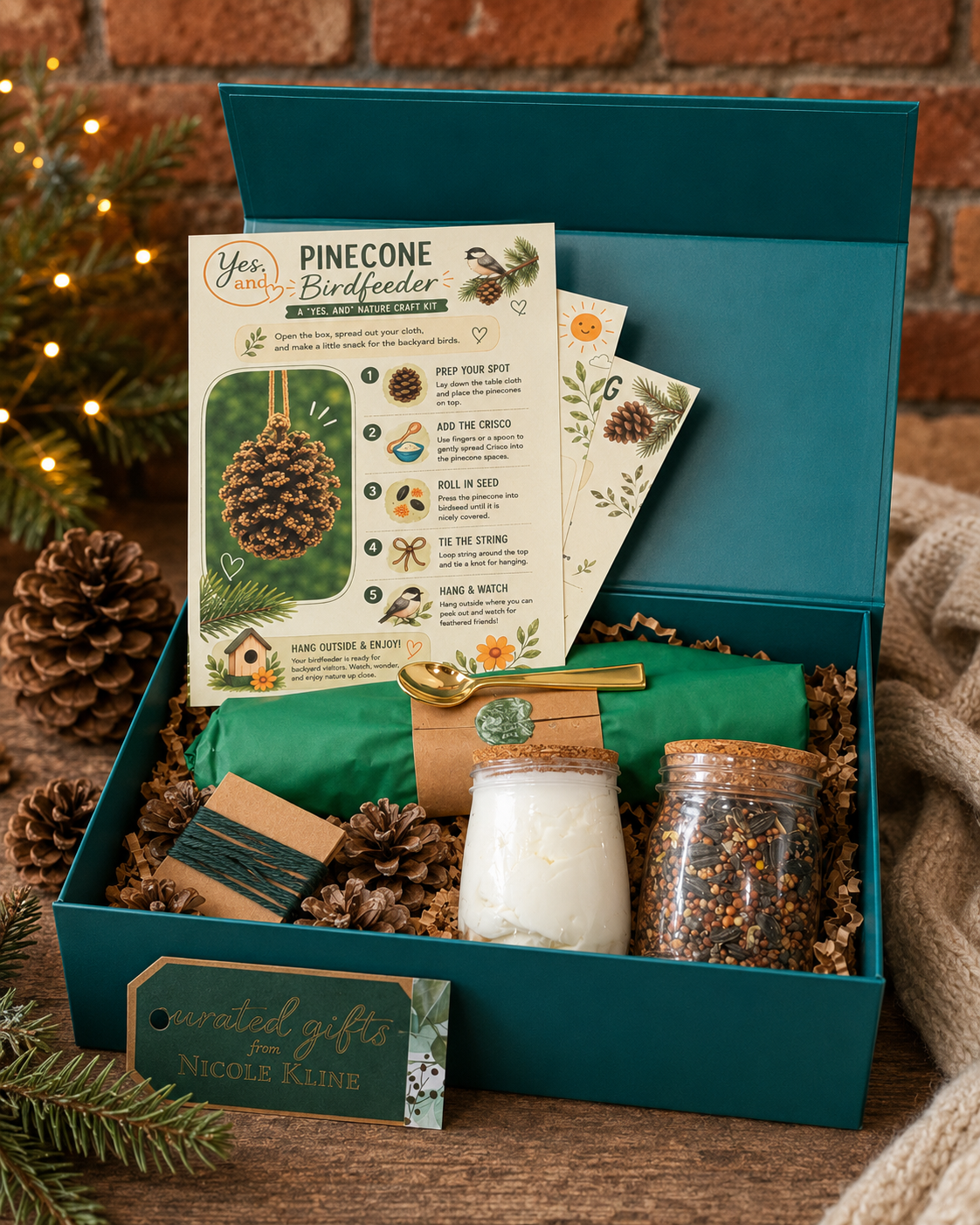 Pinecone Birdfeeder Nature Kit