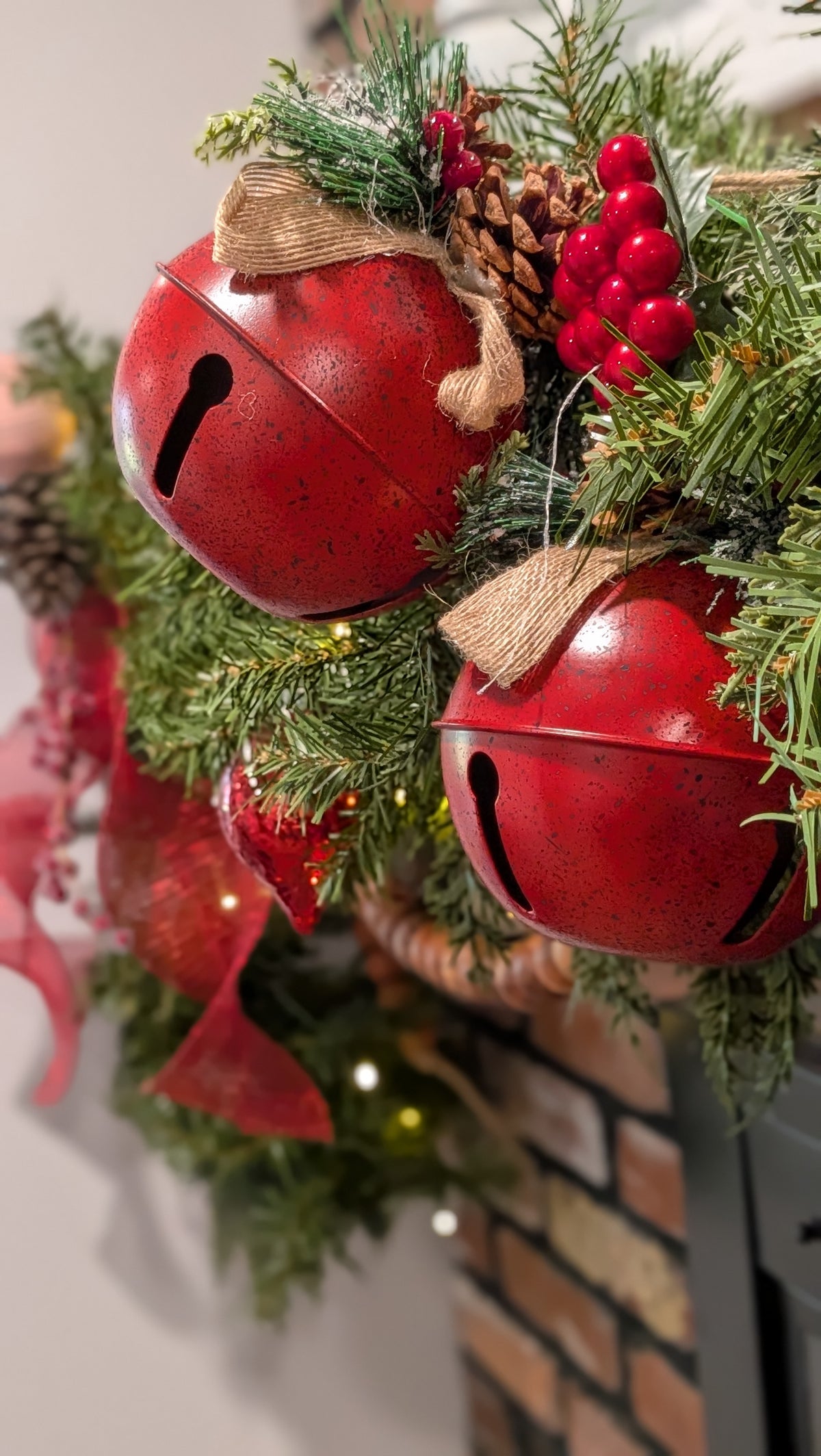 The Merry & Done Adjustable Christmas Mantel Garland (Hand Assembled & Made-to-Order)