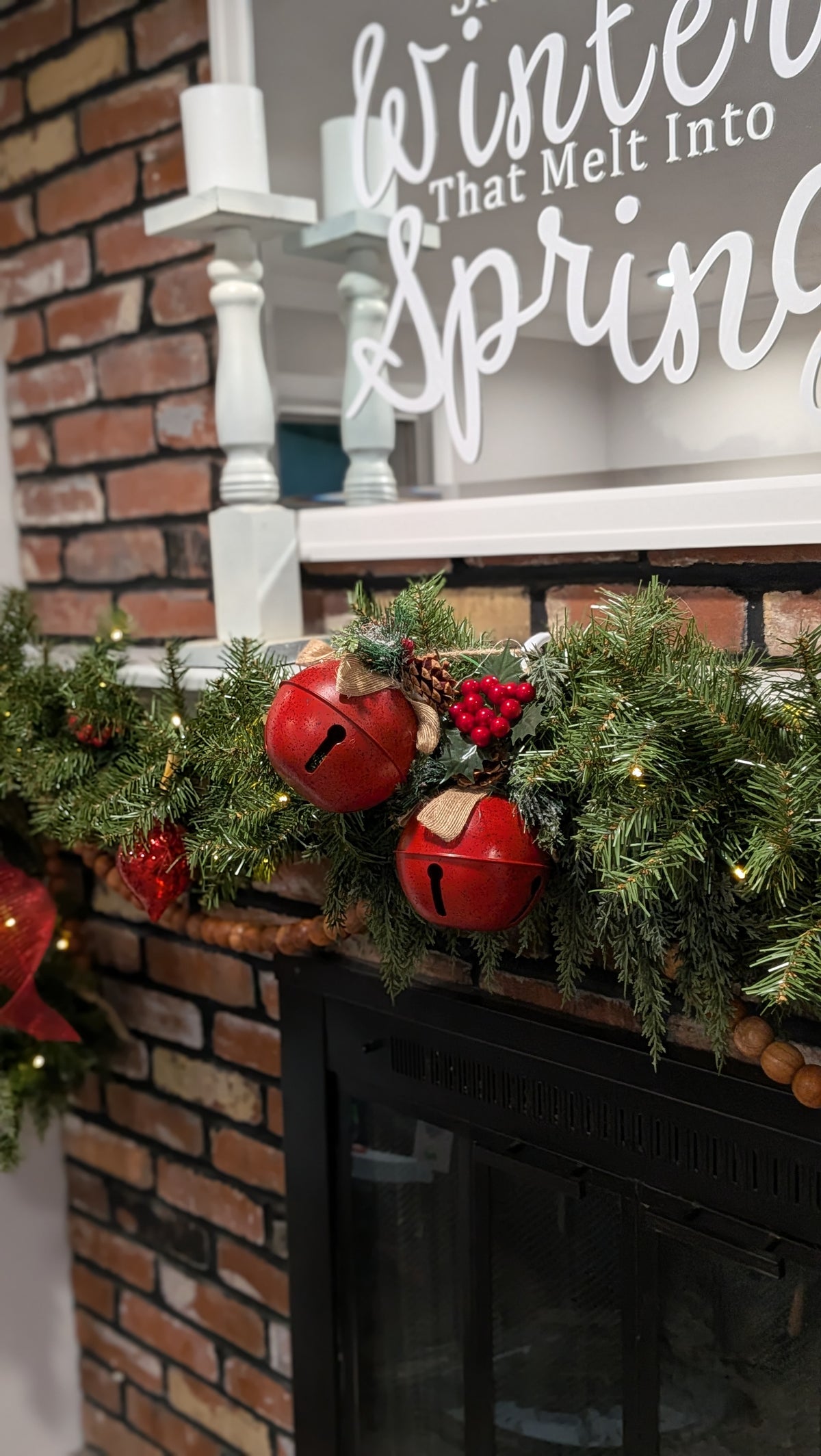 The Merry & Done Adjustable Christmas Mantel Garland (Hand Assembled & Made-to-Order)